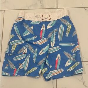 Cat & Jack Blue Surfboard Mesh Lined Shorts